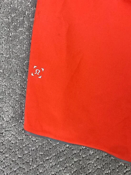Lululemon Pace Breaker Shorts Men's Small Orange 5" Inseam Gym Running Training - Picture 6 of 12